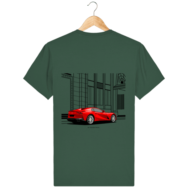 T-shirt Ferrari 812 GTS - Bottle Green - Dos