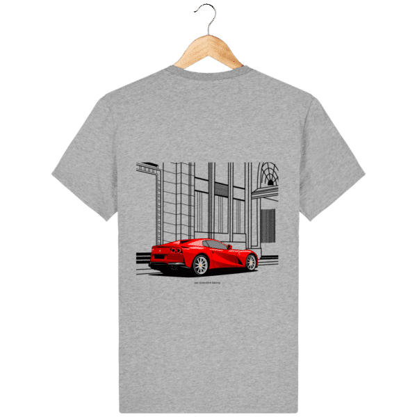 T-shirt Ferrari 812 GTS - Heather Grey - Dos