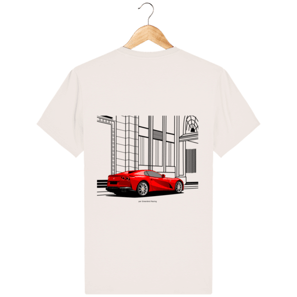 Ferrari 812 GTS T-shirt - Vintage White - Back