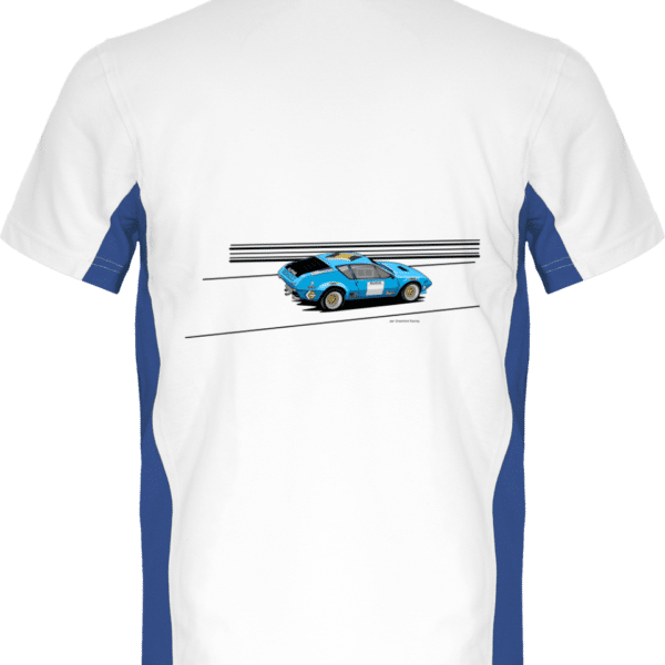 Polo Alpine A310 group 4 VHC blue - White / Royal Blue - Dos