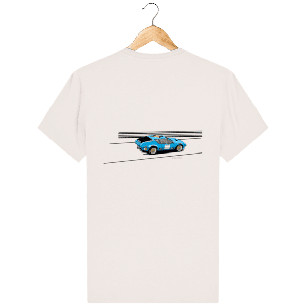 Alpine A310 group 4 rally VHC blue t-shirt - Vintage White - Back