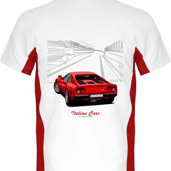 Polo Ferrari 28 GTO 1984 - White / Red - Back