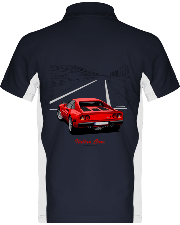Polo Ferrari 28 GTO 1984 - Navy / White - Dos