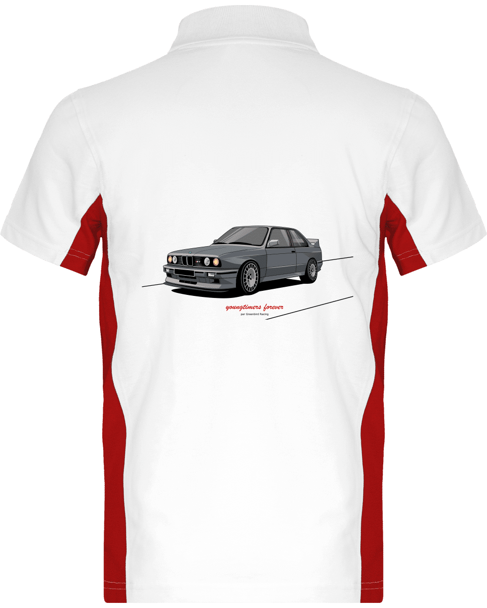 T-shirt BMW E30 325i Racing Tuning - Greenbird-racing