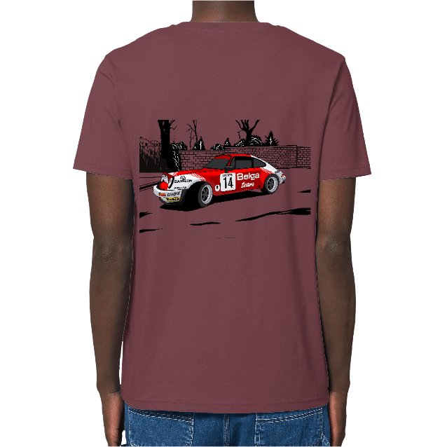 T-shirt Porsche 911 RSR Belge Team rallye VHC – Image 6