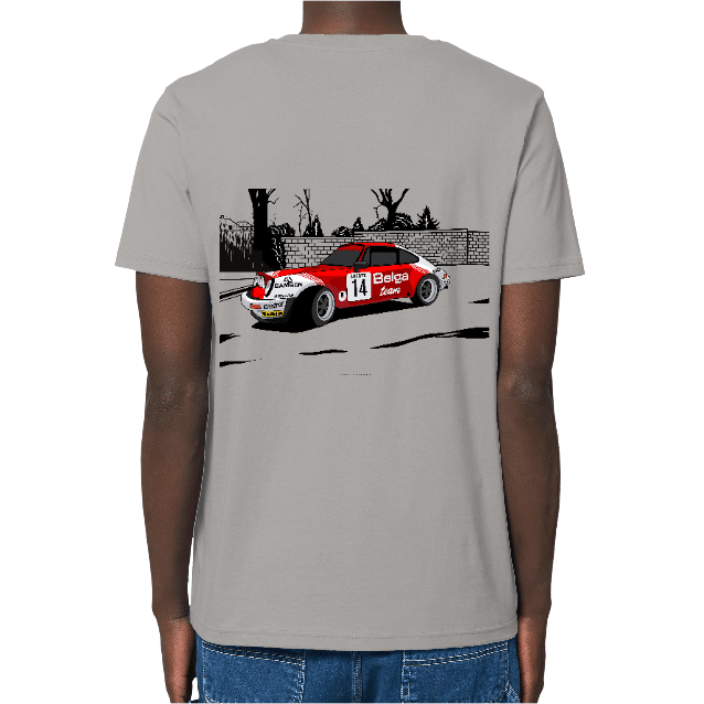 T-shirt Porsche 911 RSR Belge Team rallye VHC – Image 10