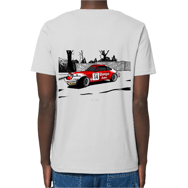 T-shirt Porsche 911 RSR Belge Team rallye VHC – Image 12