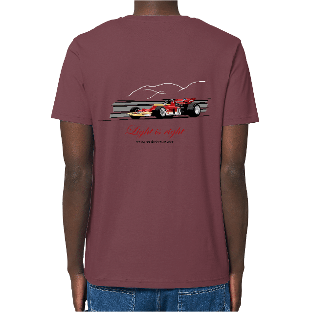 T-shirt-F1-Lotus72-dos-BURGUNDY
