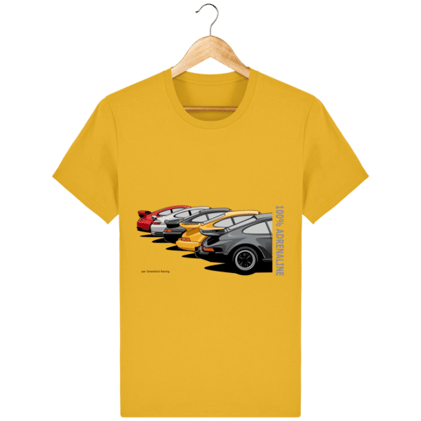 T-shirt PORSCHE CLASSIC coloris 1 - Spectra Yellow - Face