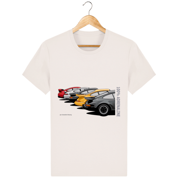 T-shirt PORSCHE CLASSIC coloris 1 - Vintage White - Face