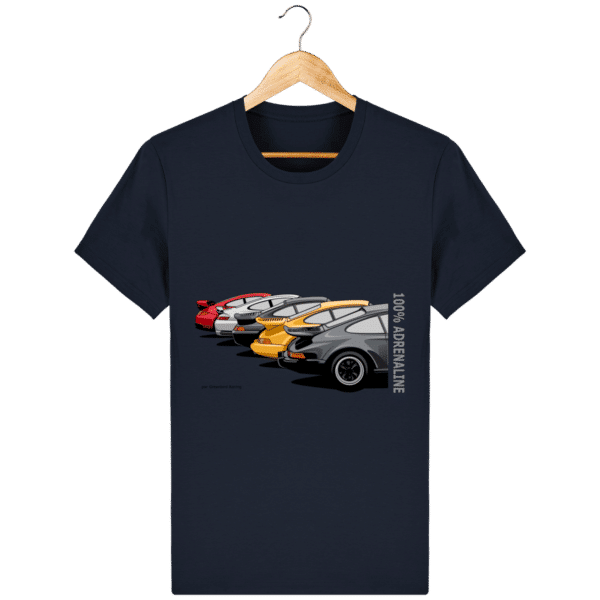 T-shirt PORSCHE CLASSIC coloris 1 - French Navy - Face