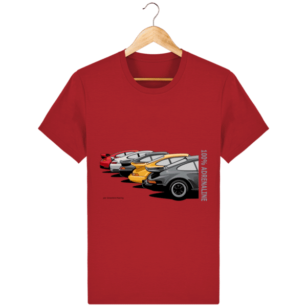 T-shirt PORSCHE CLASSIC coloris 1 - Red - Face