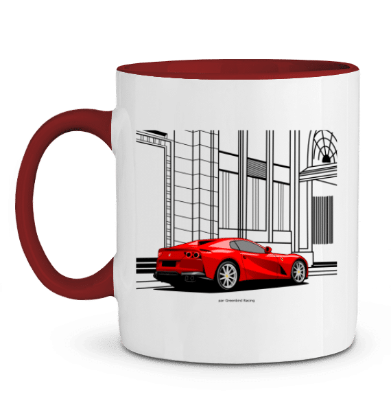 Mug Ferrari 812 GTS - ROUGE - Profil gauche