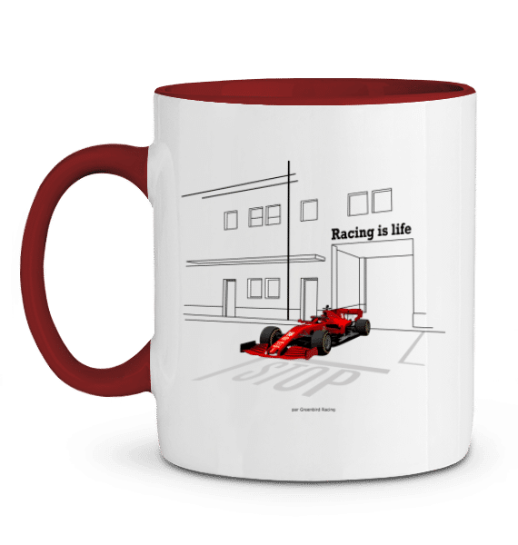 Formula 1 Ferrari SF1000 Charles Leclerc 2020 mug - RED - Left profile