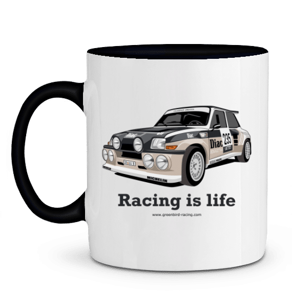 Mug Renault R5 turbo Maxi5 Diac VHC - BLACK - Left profile