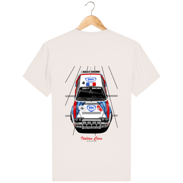 T-shirt Lancia delta Integrale 16S Evo grA VHC - Vintage White - Dos