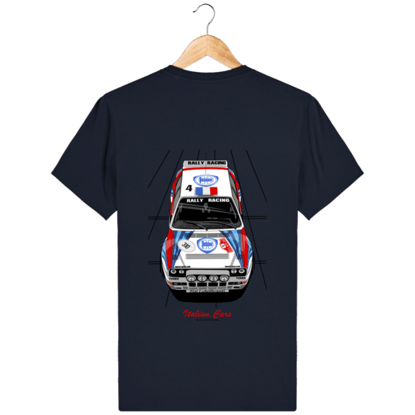 Lancia delta Integrale 16S Evo grA VHC T-shirt - French Navy - Dos