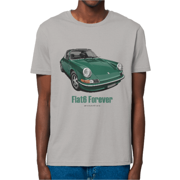T-Shirt-Porsche-968-vintage-HEATHER-GREY