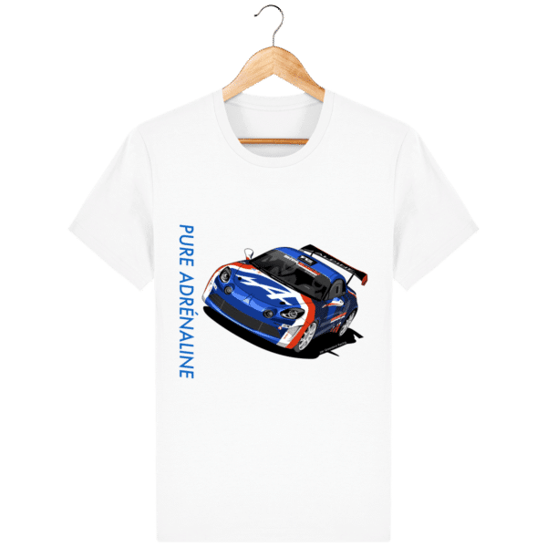 ALPINE A110 rally François Delecour Legend T-shirt - White - Face