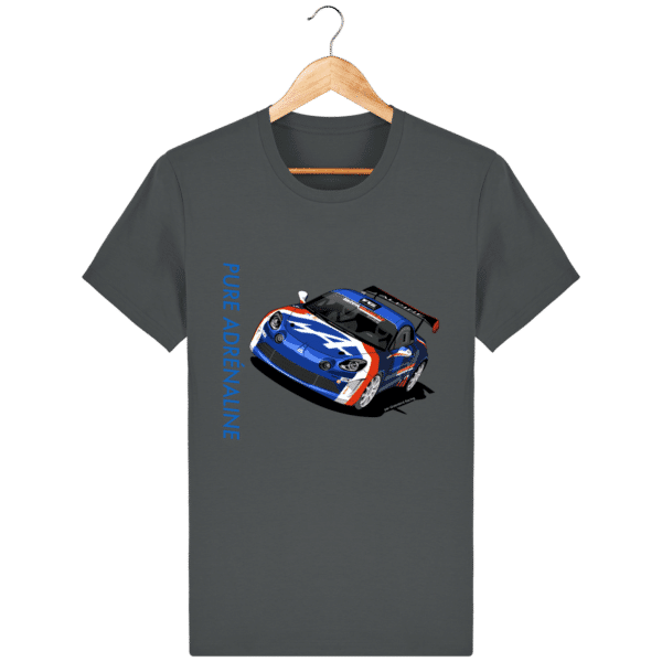 T-shirt ALPINE A110 rally François Delecour Legend Pure adrénaline - Anthracite - Face