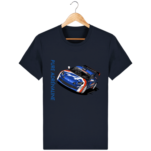 T-shirt ALPINE A110 rally François Delecour Legend Pure adrénaline - French Navy - Face