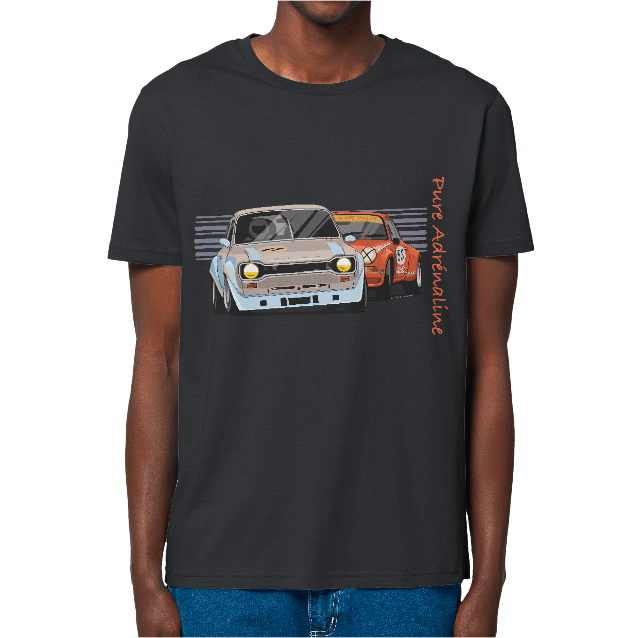 T-Shirt-911-versus-Ford-Escort-BLACK