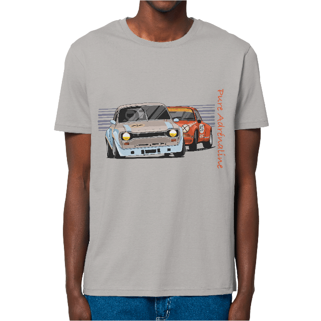 T-Shirt-911-versus-Ford-Escort-HEATHER-GREY