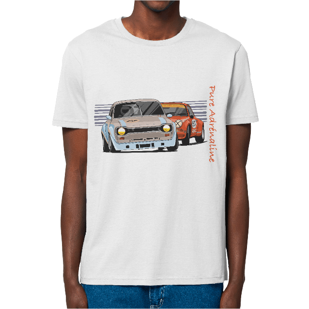 T-Shirt-911-versus-Ford-Escort-WHITE