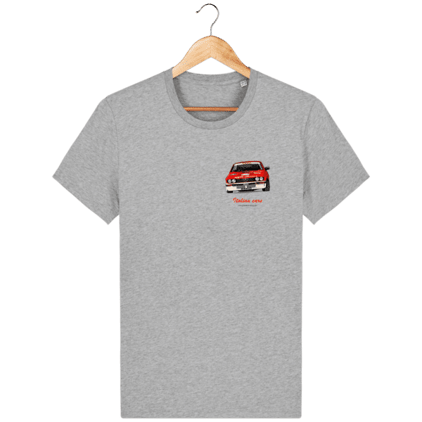 Alfa Romeo GTV6 Yves Loubet Rallye d'Antibes 1985 T-shirt - Heather Gray - Face