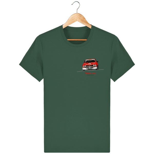 T-shirt Alfa Roméo GTV6 Yves Loubet Rallye d'Antibes 1985 - Bottle Green - Face