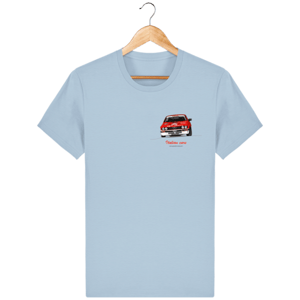 Alfa Roméo GTV6 Yves Loubet Rallye d'Antibes 1985 T-shirt - Sky blue - Face