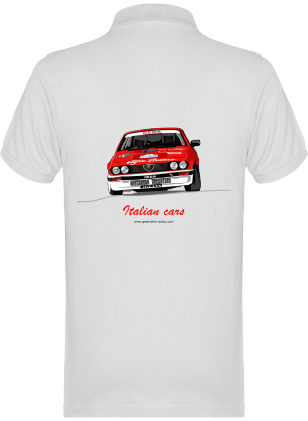 Polo Alfa Romeo GTV6 evocation Yves Loubet - Rallye D'Antibes 1985 - TT Pacific Grey - Back