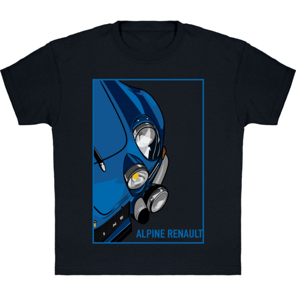 Tee Shirt Enfant Alpine A110 Vintage - Deep Navy - Face