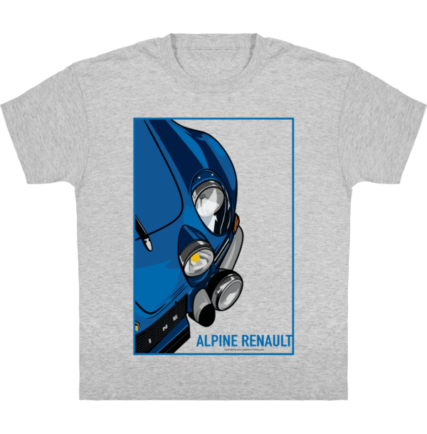 Tee Shirt Enfant Alpine A110 Vintage - Heather Grey - Face