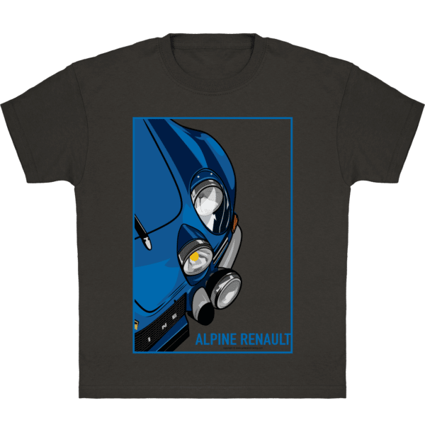 Tee Shirt Enfant Alpine A110 Vintage - Light Graphite - Face