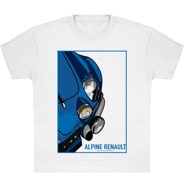 Tee Shirt Enfant Alpine A110 Vintage - White - Face