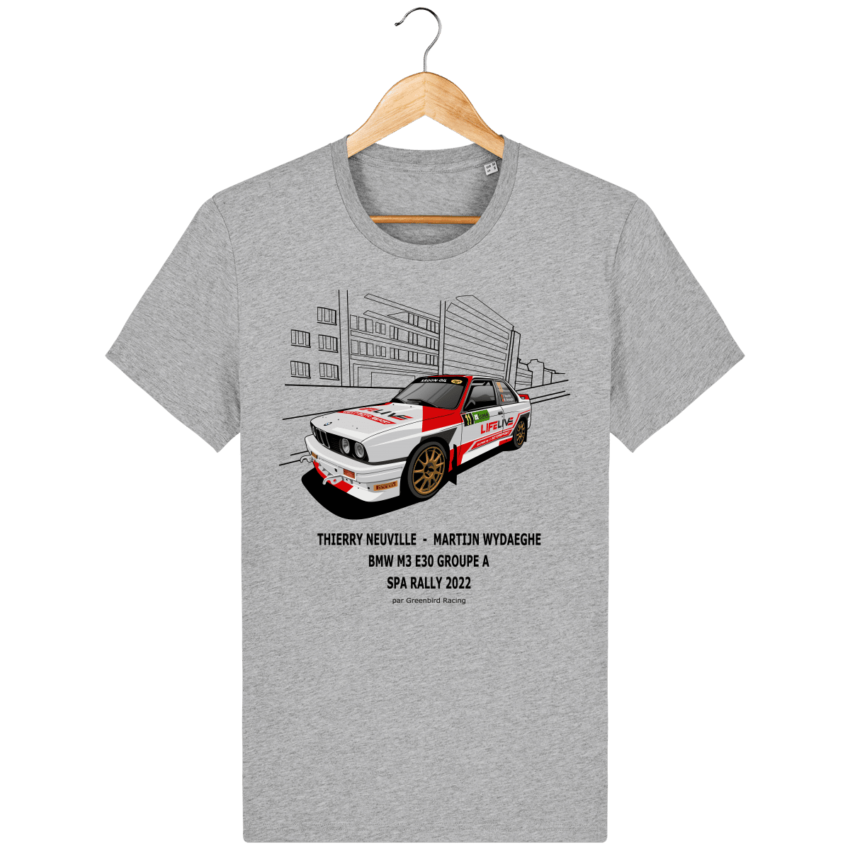 Tee Shirt Enfant “BMW E30 325i Racing Tuning” - Greenbird-racing