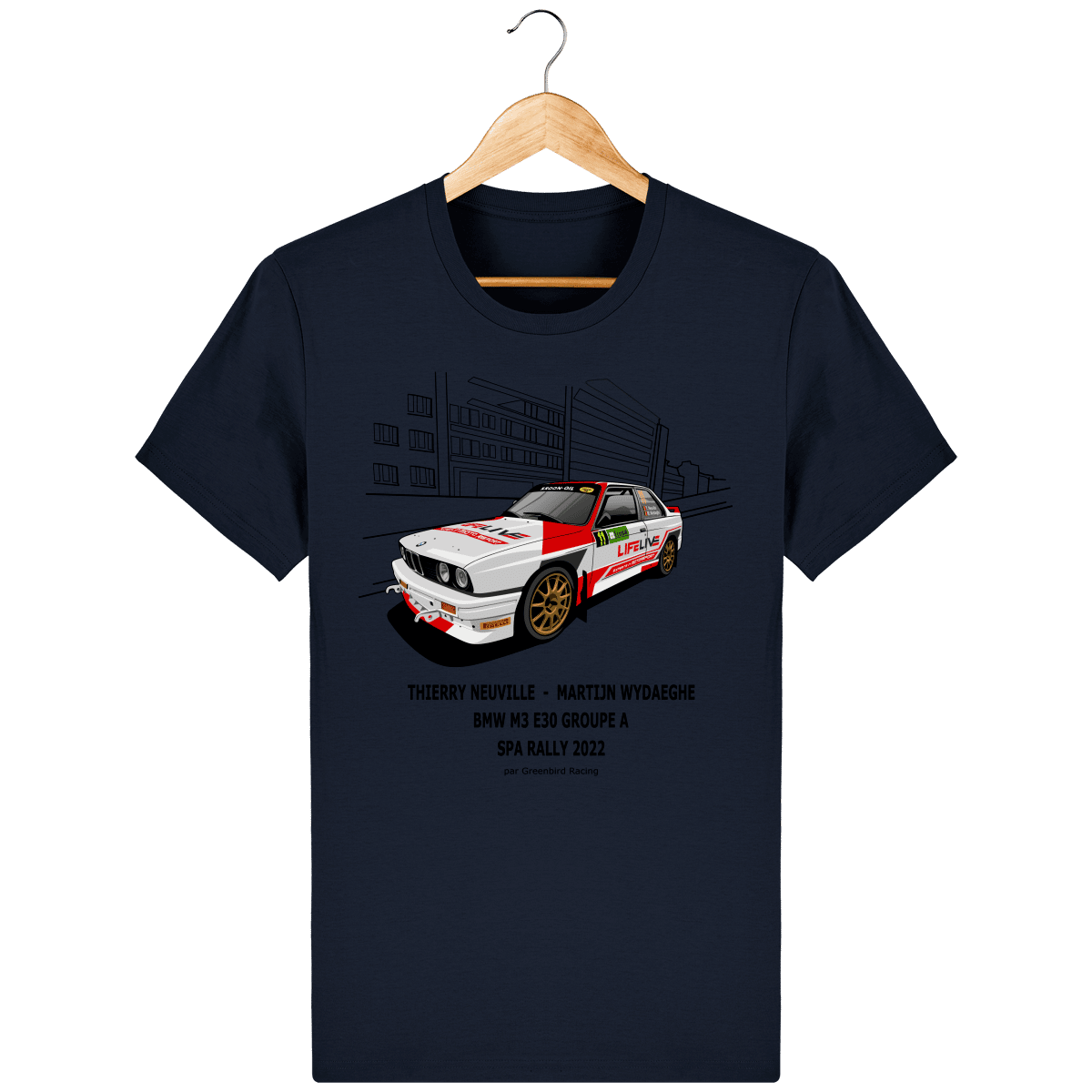 thumbnail image 2 of Kids BMW M3 Bimmer 1995 Retro Style Car T-Shirt – Black, Unisex Boys & Girls Gift 2 of 3