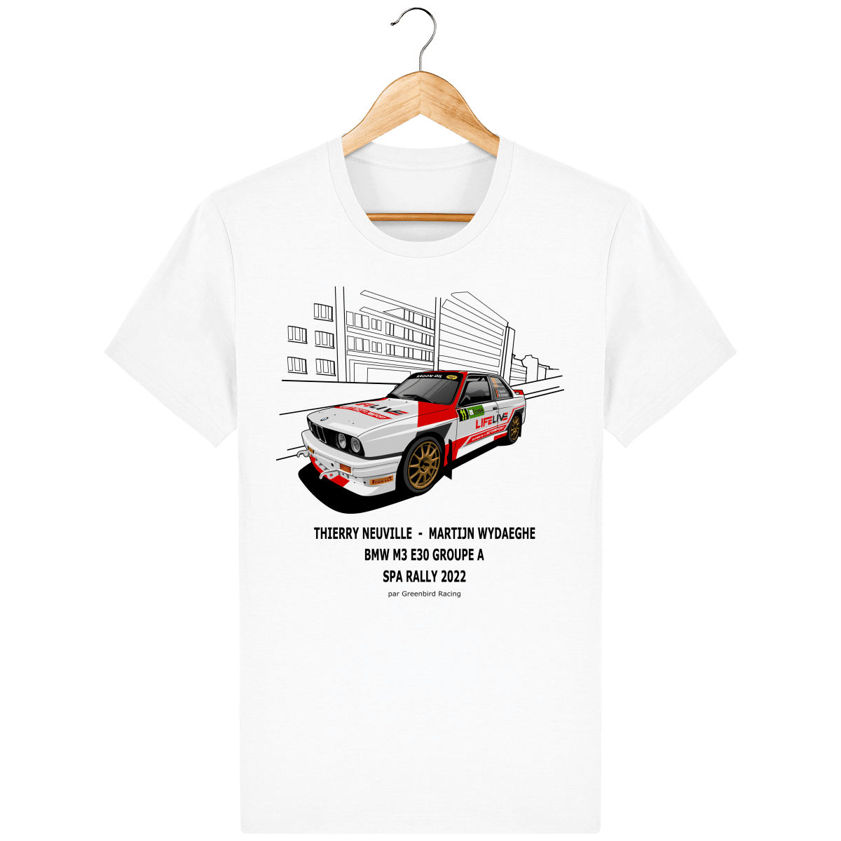 Tee Shirt Enfant “BMW E30 325i Racing Tuning” - Greenbird-racing